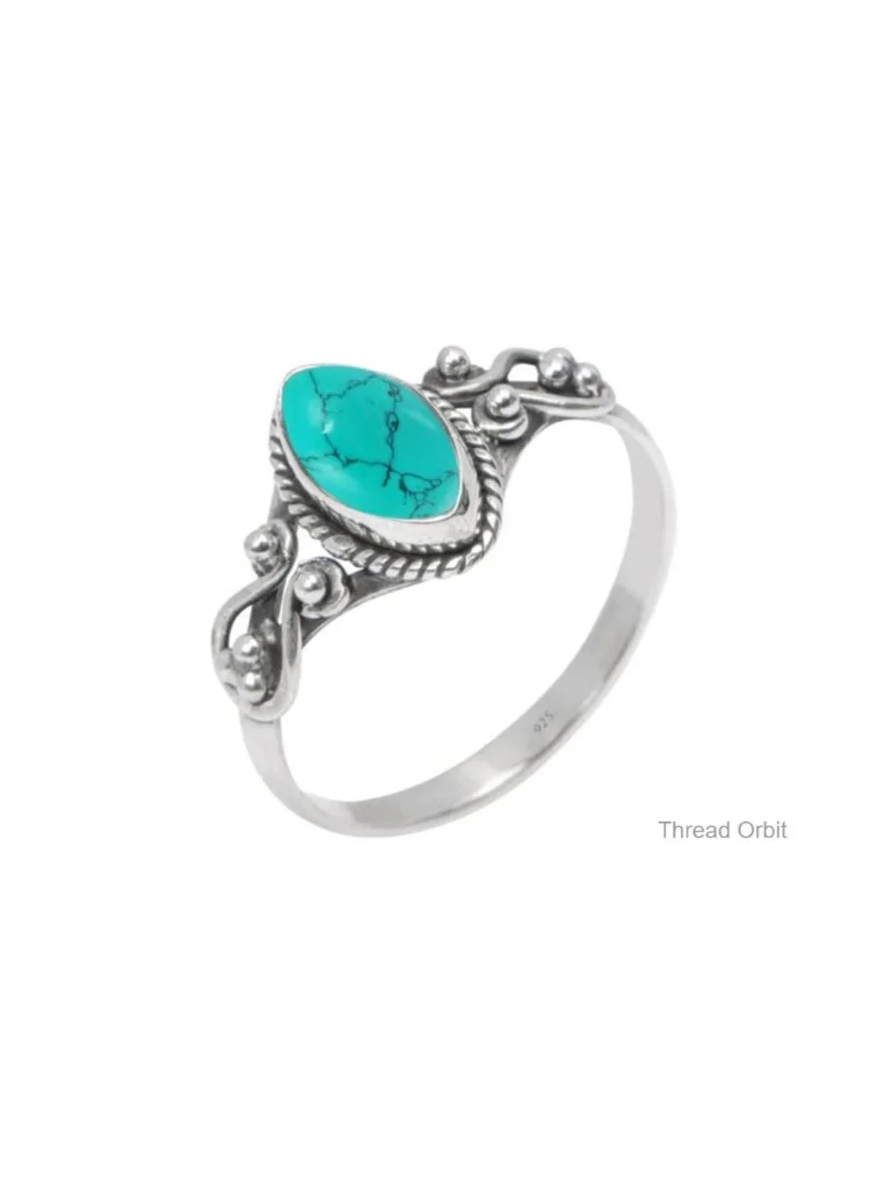 925 Sterling Silver Handmade Gemstone Ring